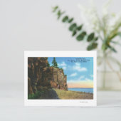 Uitzicht van Cathedraal Rock, Bar Harbour Briefkaart (Staand voorkant)