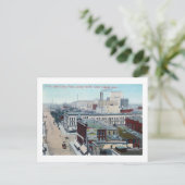 Uitzicht van Cedar Rapids, Iowa 1909 Vintage Briefkaart (Staand voorkant)