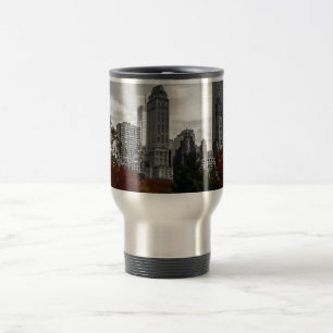 Uitzicht van Central Park in New York City Reisbeker