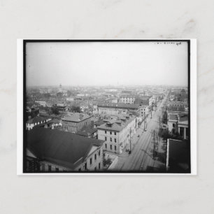 Uitzicht van Charleston, South Carolina, 1901 Vint Briefkaart