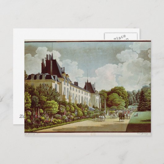 Uitzicht van Chateau DE La Malmaison Briefkaart (Voorkant / Achterkant)