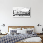 Uitzicht van Chateau de Meudon Canvas Afdruk (Insitu (Slaapkamer))