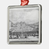 Uitzicht van Chateau de Meudon Metalen Ornament (Links)