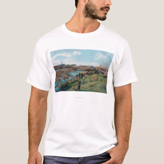 Uitzicht van Chena Slough uit de stad T-shirt (Voorkant)