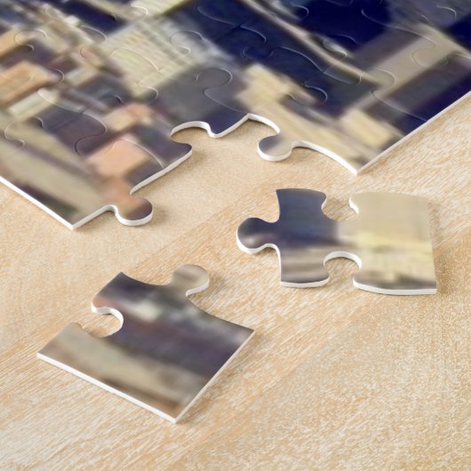 Uitzicht van Chicago binnenstad met meer Legpuzzel (Zijkant)