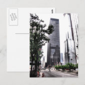 Uitzicht van Chicago Briefkaart (Voorkant / Achterkant)