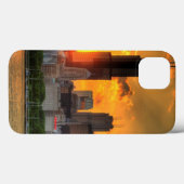 Uitzicht van Chicago's skyline van Adler Case-Mate iPhone Case (Achterkant (horizontaal))