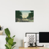 Uitzicht van Chinatown Oroville, CA Poster (Thuiskantoor)