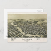 Uitzicht van Clearfield, Pennsylvania (1895) Briefkaart (Voorkant / Achterkant)