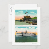 Uitzicht van Cliff Beach House Briefkaart (Voorkant / Achterkant)