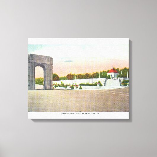 Uitzicht van Clifton Gate Canvas Afdruk (Voorkant)