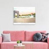 Uitzicht van Clifton Gate Canvas Afdruk (Insitu (Woonkamer))