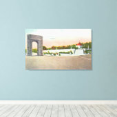 Uitzicht van Clifton Gate Canvas Afdruk (Insitu (Houten vloer))