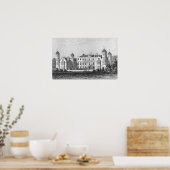 Uitzicht van Cobham Hall Poster (Keuken)