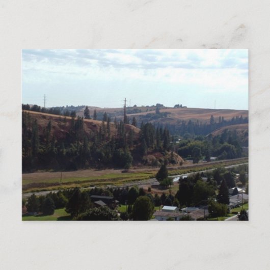 Uitzicht van Colfax Briefkaart (Voorkant)