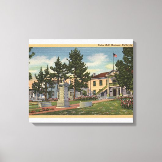 Uitzicht van Colton Hall Canvas Afdruk (Voorkant)