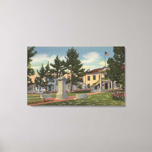 Uitzicht van Colton Hall Canvas Afdruk (Voorkant)