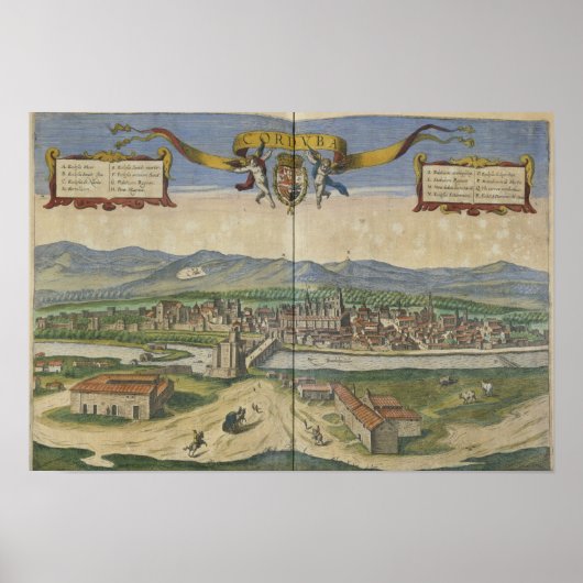 Uitzicht van Cordoba Poster (Voorkant)