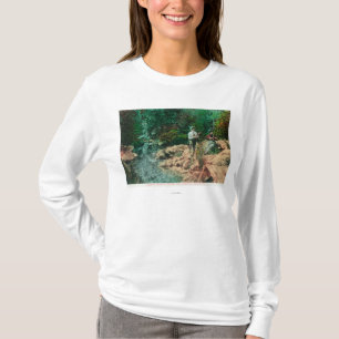 Uitzicht van Coyote Creek bij Gilroy Hot Springs T-shirt
