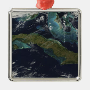 Uitzicht van Cuba Metalen Ornament
