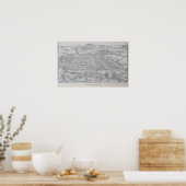 Uitzicht van Cusco, uit Ramusio, pub. 1556 Poster (Keuken)