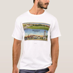 Uitzicht van Dana Villa by-the-Zee T-shirt