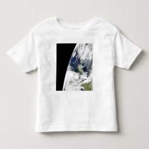 Uitzicht van de aarde vanuit de ruimte kinder shirts