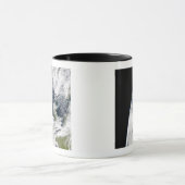 Uitzicht van de aarde vanuit de ruimte mok (Midden)