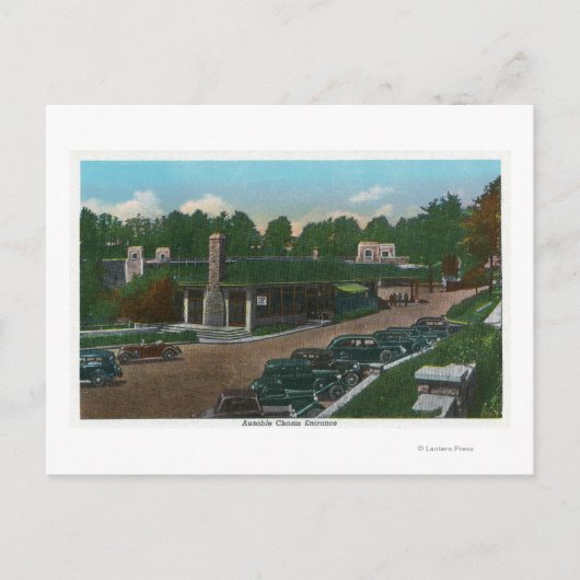 Uitzicht van de Abruikbare Chasmingang Briefkaart (Voorkant)