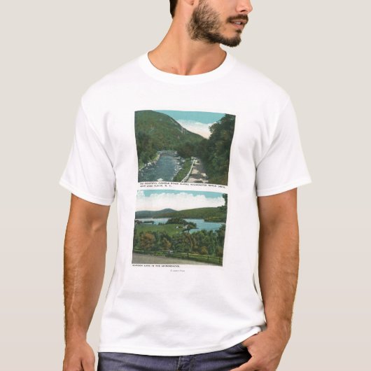 Uitzicht van de Abruikbare rivier en het Schonmeer T-shirt (Voorkant)