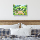 Uitzicht van de Afdrukken van het Canvas van de Wa (Insitu (Slaapkamer))