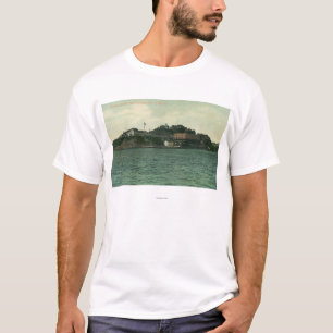 Uitzicht van de Alcatraz-eilanden en de gevangenis T-shirt
