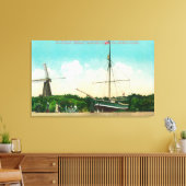 Uitzicht van de Arctische Sloop van Amundsen Canvas Afdruk (Insitu (Woonkamer))