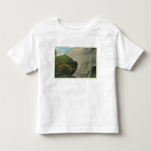 Uitzicht van de Ashokan Reservoir Dam Kinder Shirts (Voorkant)