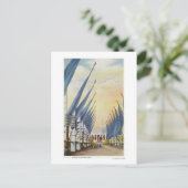 Uitzicht van de Avenue of Flags, Wereldbeurs 1934 Briefkaart (Staand voorkant)