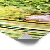 Uitzicht van de beek.... poster (Hoek)