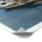 Uitzicht van de Bemus Point en Stow Ferry Poster (Hoek)