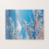 Uitzicht van de berg Fuji met Cherry Blossom Legpuzzel (Horizontaal)
