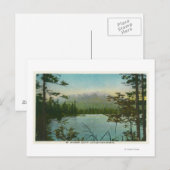 Uitzicht van de berg Katahdin, de oudste piek op M Briefkaart (Voorkant / Achterkant)