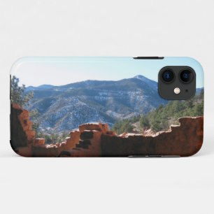 Uitzicht van de bergen van Manitou Springs Cliff D iPhone 11 Hoesje