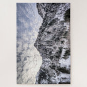 Uitzicht van de bergliften Snowy Legpuzzel (Verticaal)