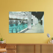 Uitzicht van de binnenstad van het Ventura Bath Ho Canvas Afdruk (Insitu (Woonkamer))