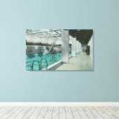 Uitzicht van de binnenstad van het Ventura Bath Ho Canvas Afdruk (Insitu (Houten vloer))