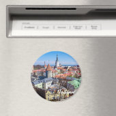 Uitzicht van de binnenstad van Tallinn Magneet (Insitu (Vaatwasser))
