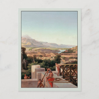 Uitzicht van de Bloem van Griekenland door August  Briefkaart