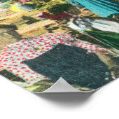 Uitzicht van de boomgaard van Flickenger Poster (Hoek)