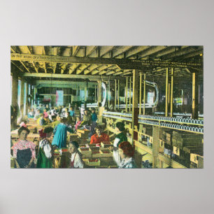 Uitzicht van de boomgaard van Flickenger Poster