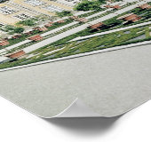 Uitzicht van de boomgaard van het Herrenhausen Poster (Hoek)