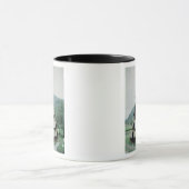 Uitzicht van de Borgund-kerk, c.1150 Mok (Midden)