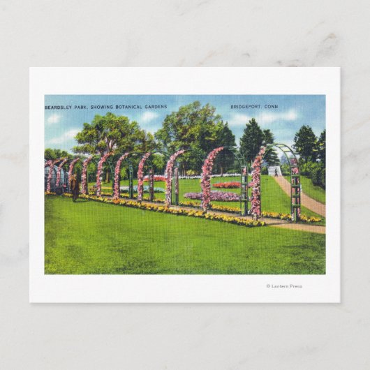 Uitzicht van de botanische tuinen in het Beardsley Briefkaart (Voorkant)